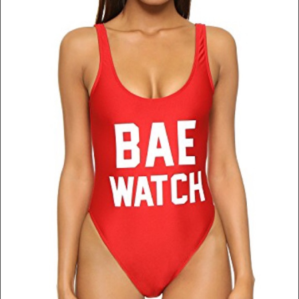 Private Party “Bae Watch” tricot swim suit